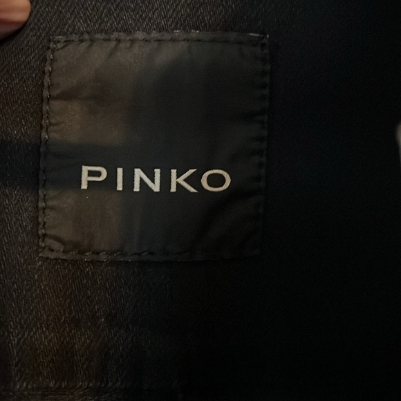 Pinko Black Denim Jumpsuit PAX 1  NWT SZ US 10 EU 44 - Picture 8 of 11